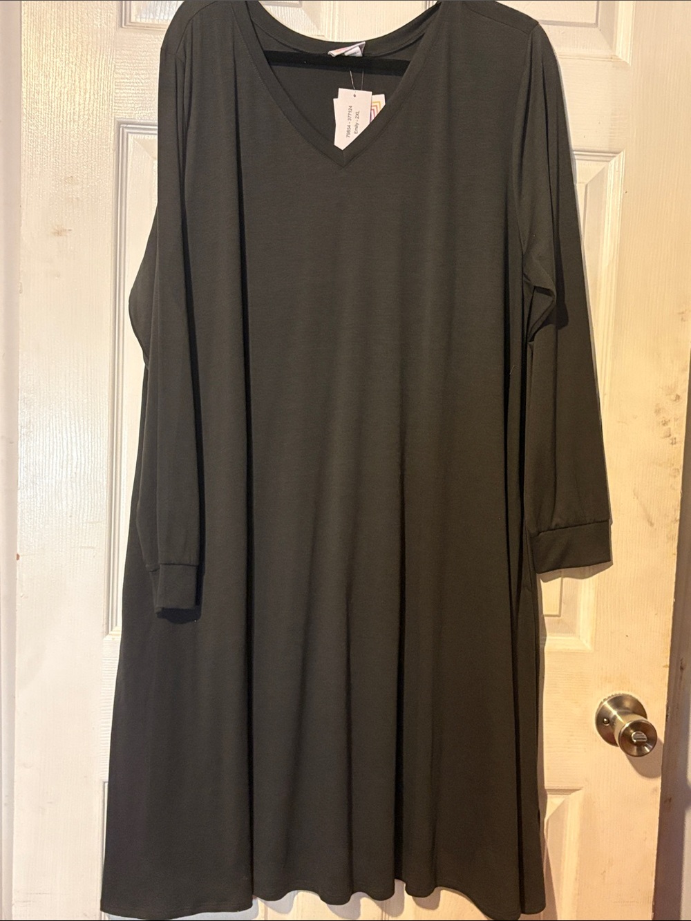 LuLaRoe Black Long Sleeve Swing Dress